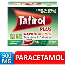 Tafirol Plus rapida acción x 16 capsulas